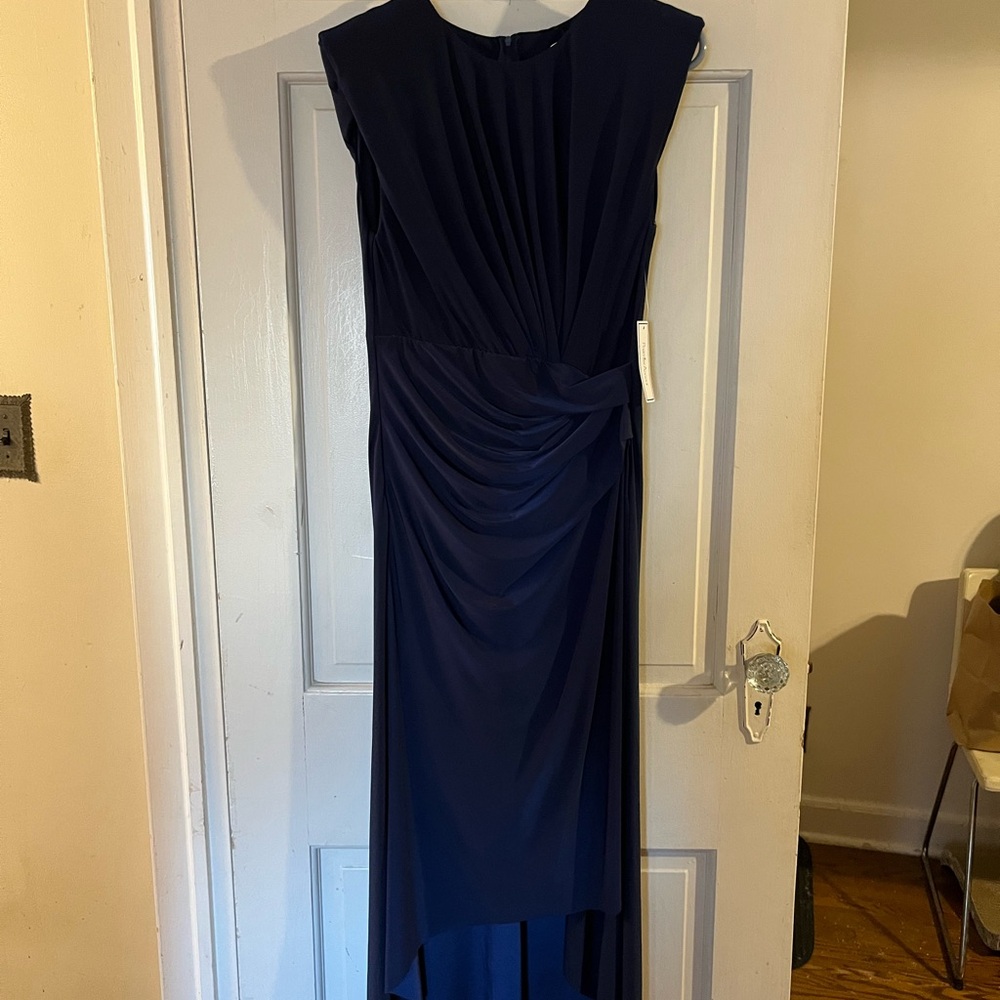 Premier Navy High Low Dress